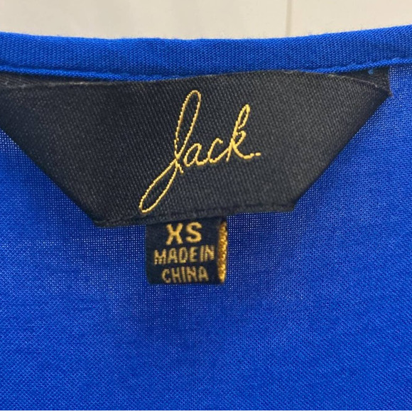 Jack by BB Dakota XS  Boho Blue & Me Forever Cobalt Blue Belted Cape Dress - Picture 3 of 10